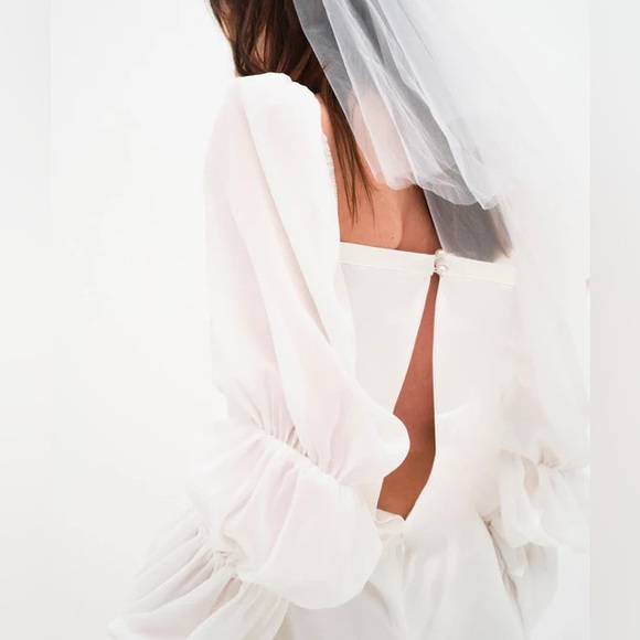 For Love And Lemons White Willow Mini Dress - Picture 6 of 16